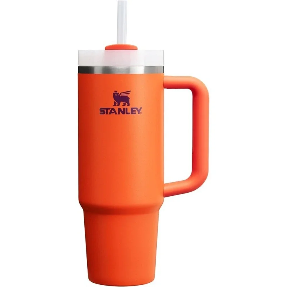 Stanley Quencher H2.0 30oz Tumbler Tigerlily Plum Handle Straw Insulated Cup NEW - Picture 10 of 12